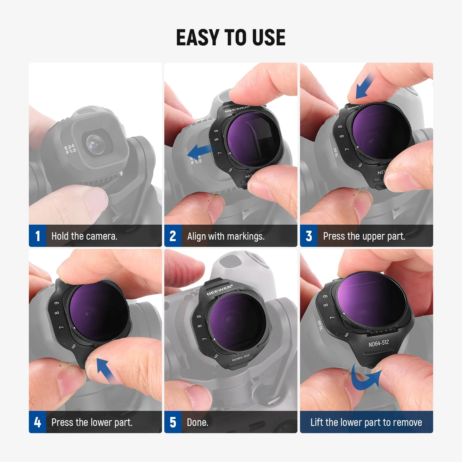 NEEWER Variable ND Filter For DJI Mini 5 Pro Drone - Image 26