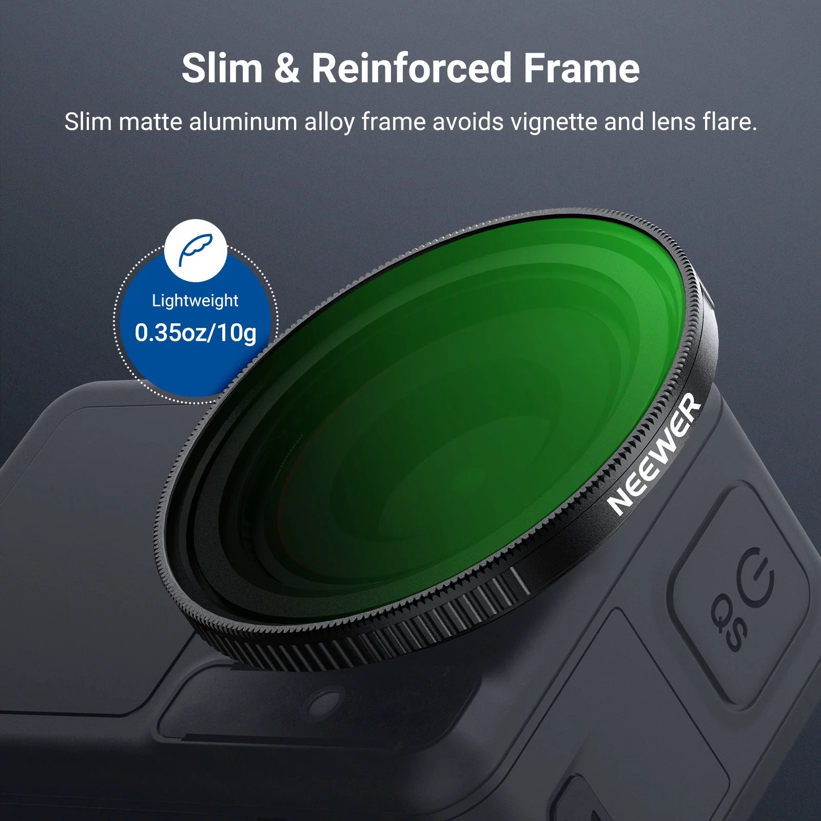 NEEWER Variable ND Filter Compatible with DJI Osmo Action 5 Pro/4/3 - Image 14