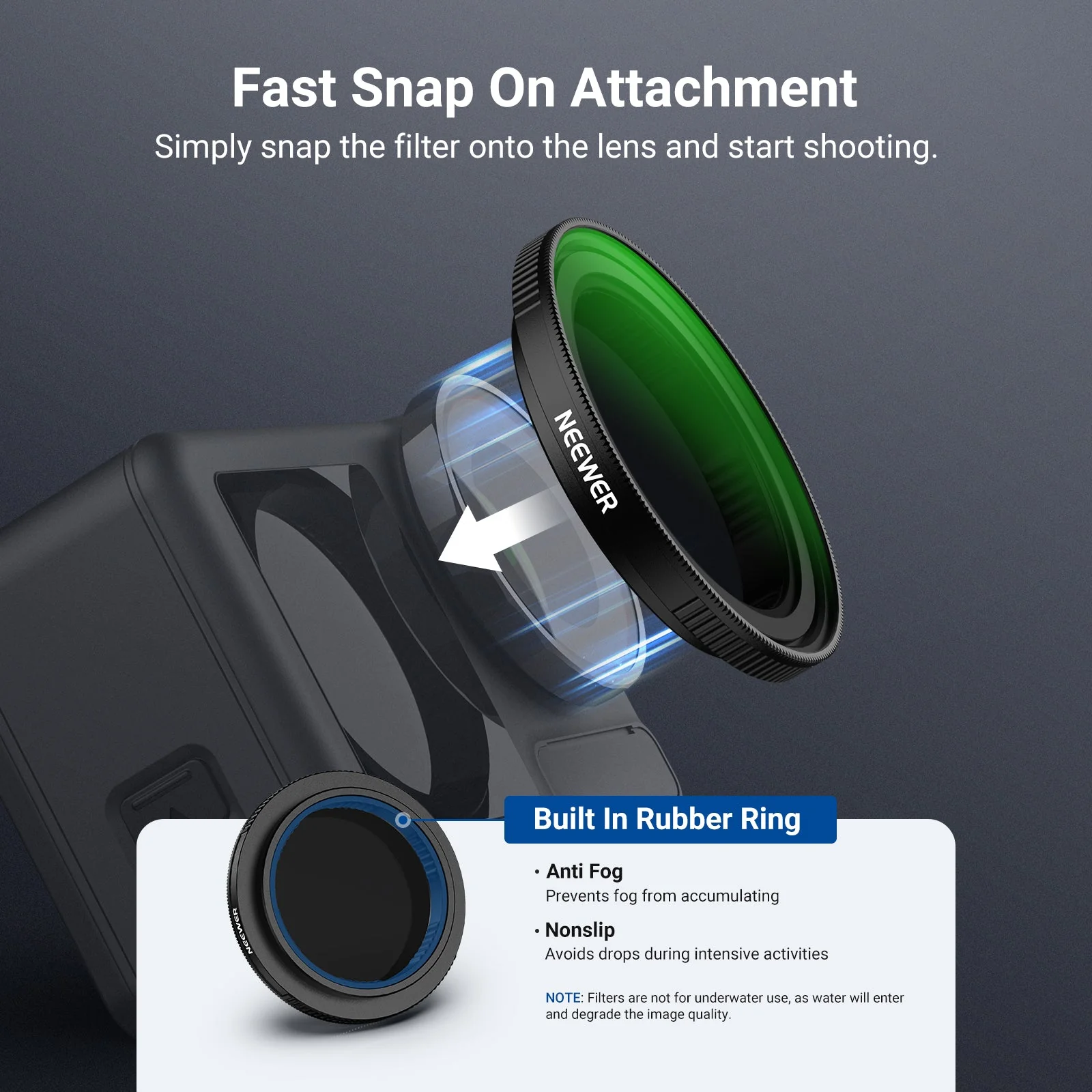 NEEWER Variable ND Filter Compatible with DJI Osmo Action 5 Pro/4/3 - Image 15