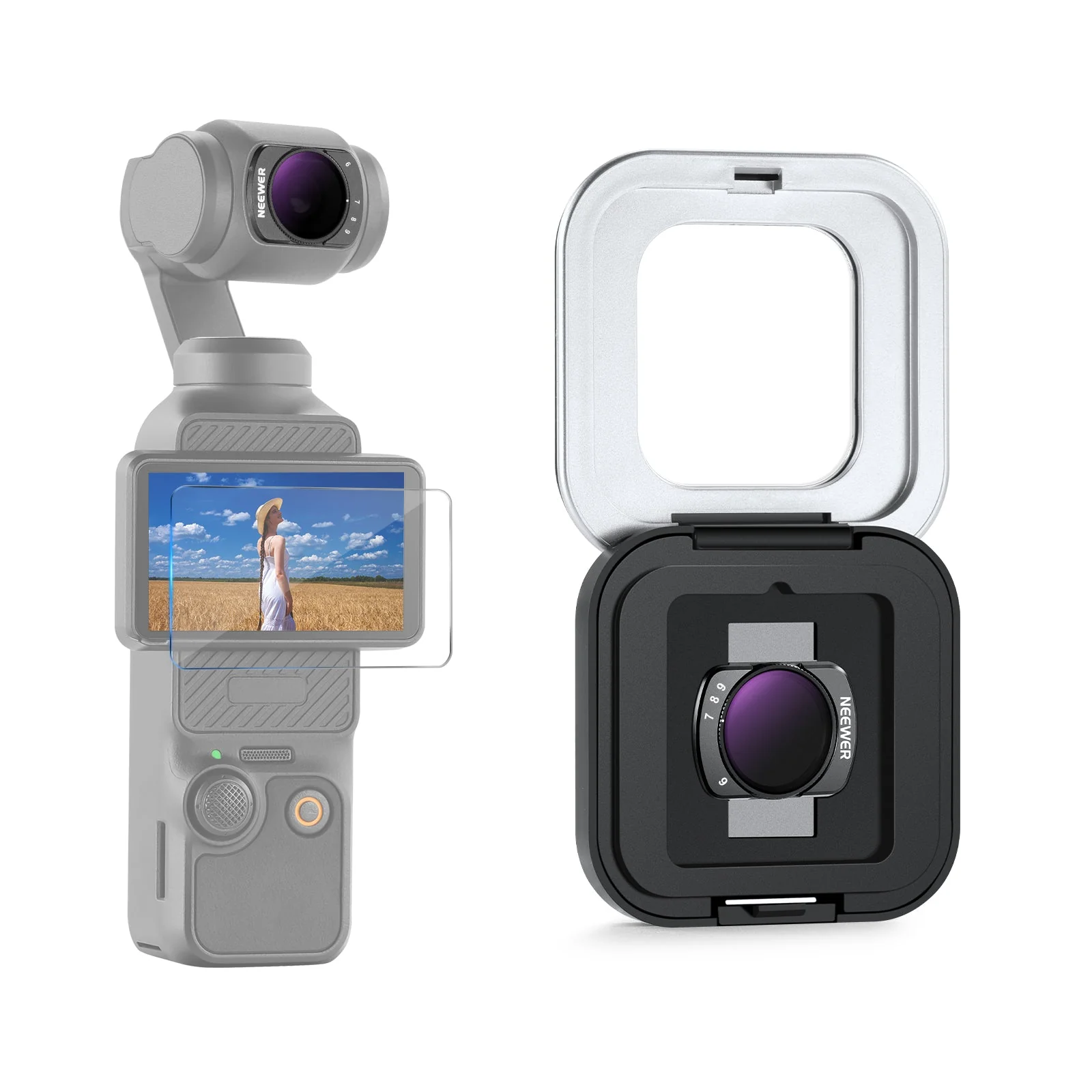 NEEWER Variable ND/CPL/Black Diffusion Filter for DJI Osmo Pocket 3 / Pocket 4 - Image 10