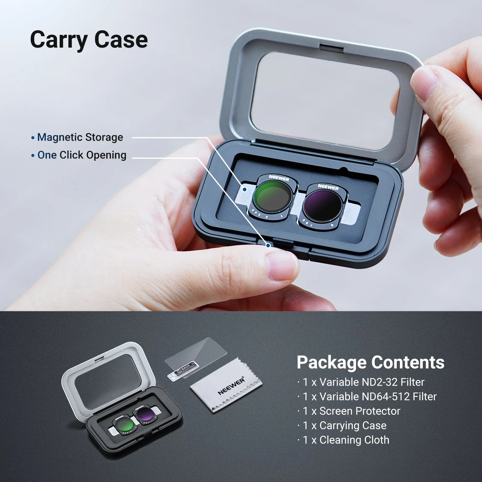 NEEWER Variable ND/CPL/Black Diffusion Filter for DJI Osmo Pocket 3 / Pocket 4 - Image 27