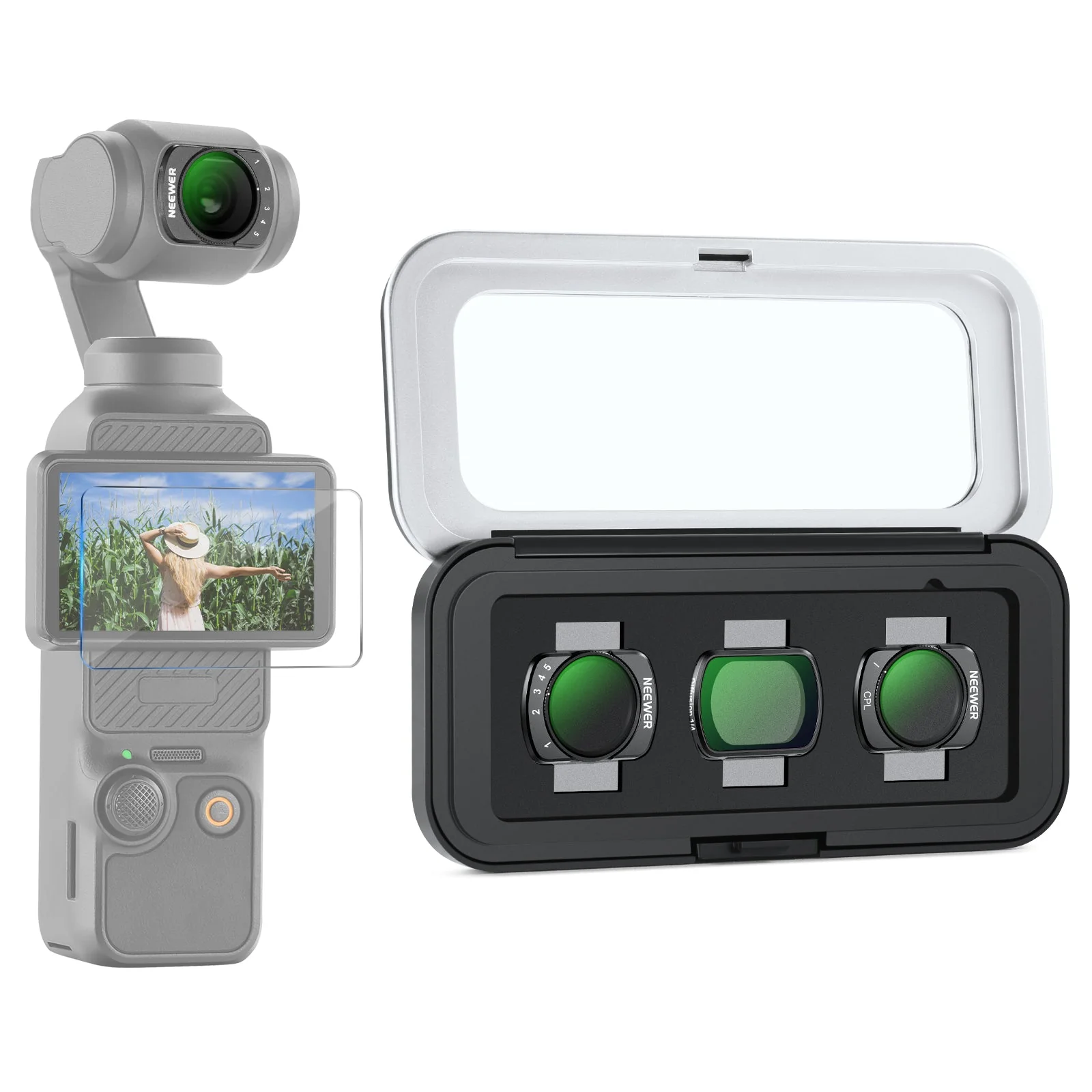 NEEWER Variable ND/CPL/Black Diffusion Filter for DJI Osmo Pocket 3 / Pocket 4 - Image 28