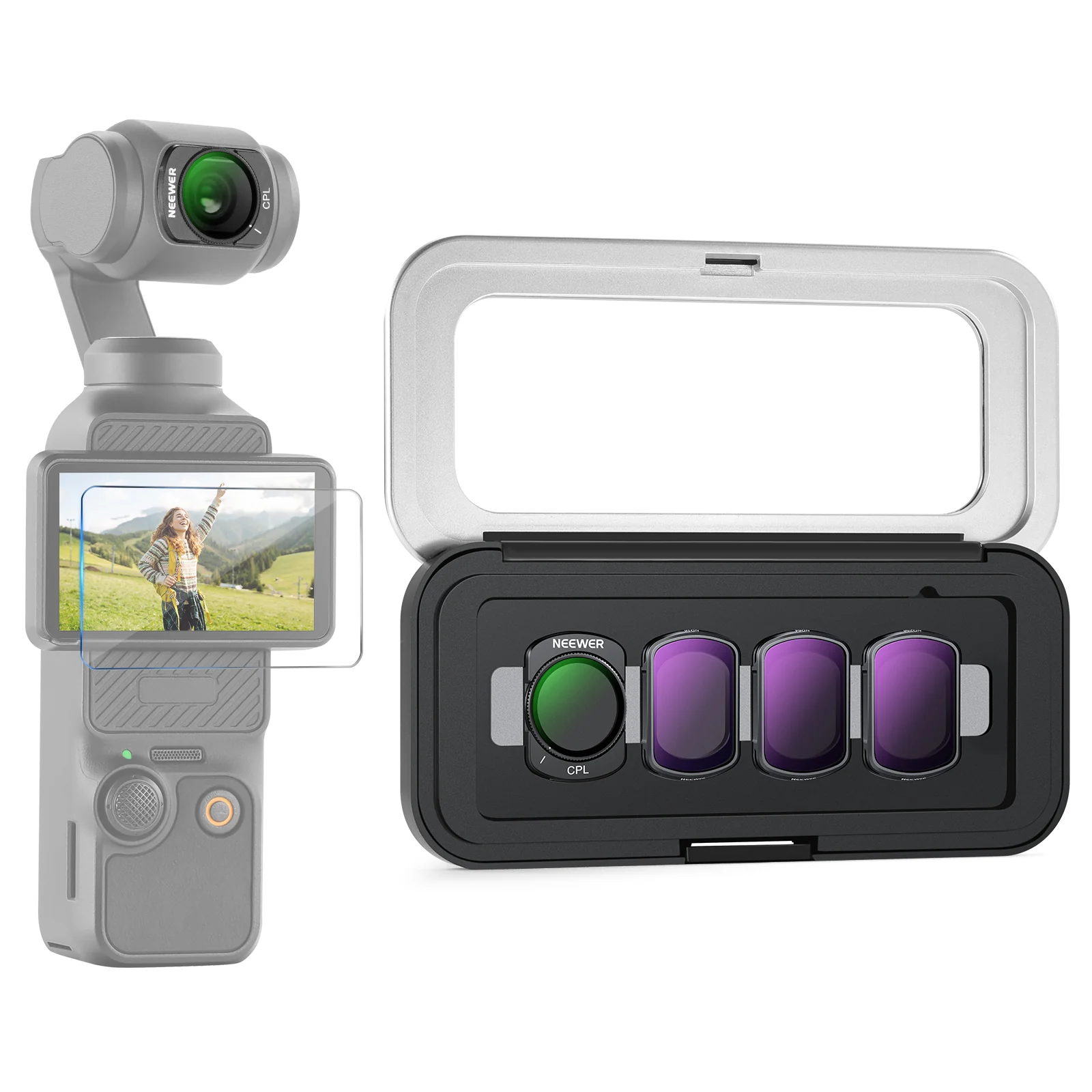 NEEWER Variable ND/CPL/Black Diffusion Filter for DJI Osmo Pocket 3 / Pocket 4 - Image 37
