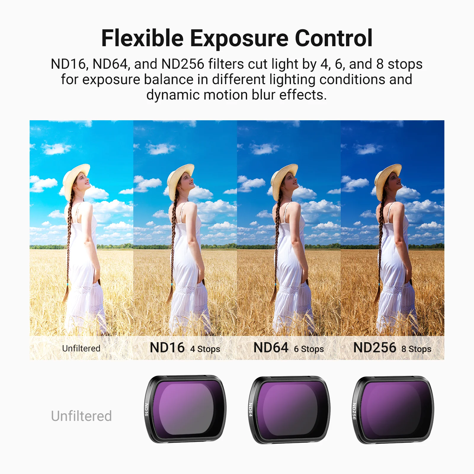 NEEWER Variable ND/CPL/Black Diffusion Filter for DJI Osmo Pocket 3 / Pocket 4 - Image 40