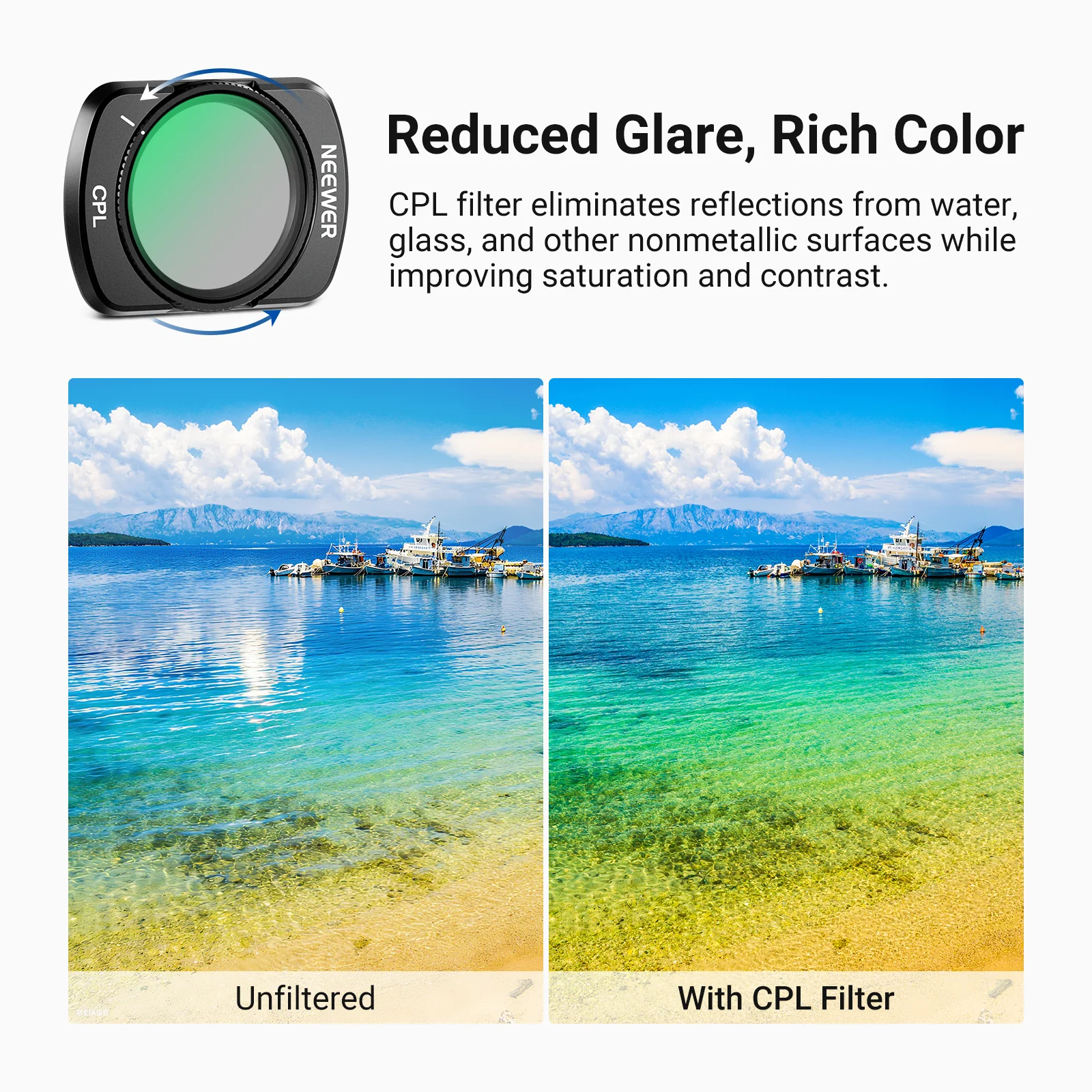 NEEWER Variable ND/CPL/Black Diffusion Filter for DJI Osmo Pocket 3 / Pocket 4 - Image 43