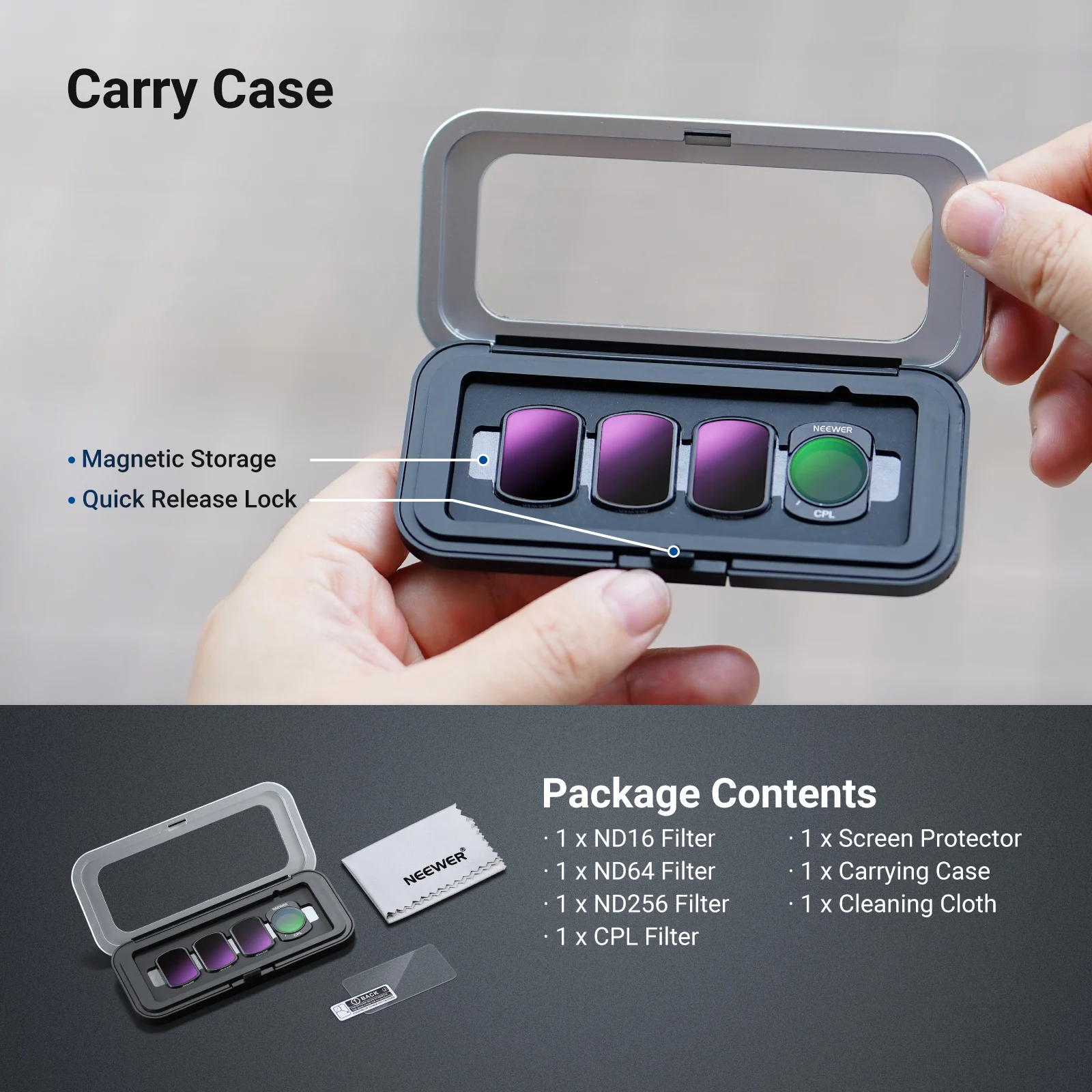 NEEWER Variable ND/CPL/Black Diffusion Filter for DJI Osmo Pocket 3 / Pocket 4 - Image 45