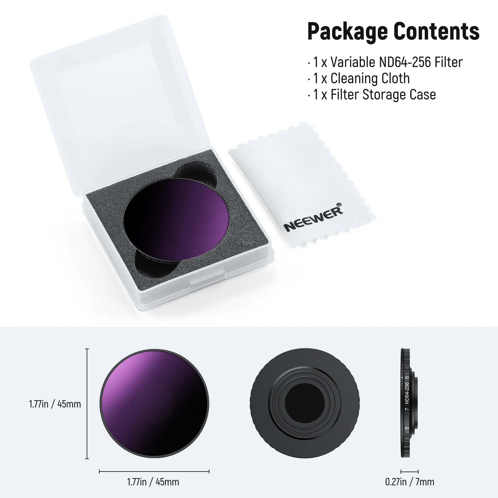 NEEWER Variable ND Filter For DJI Osmo Action 5 Pro/4 - Image 18