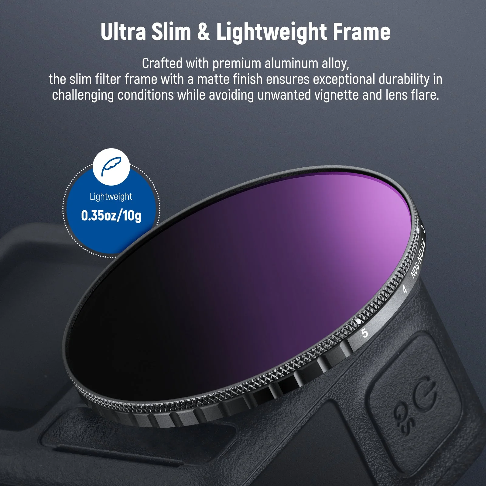 NEEWER Variable ND Filter For DJI Osmo Action 5 Pro/4 - Image 7