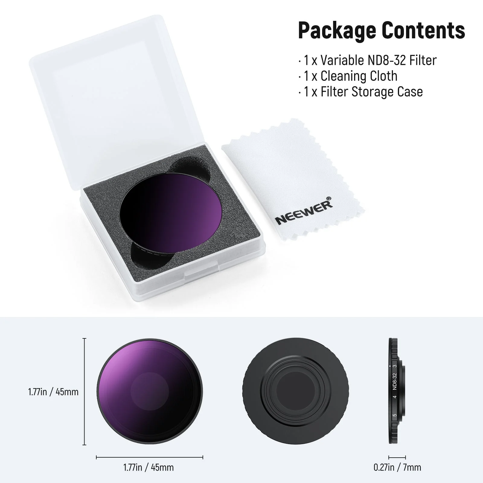 NEEWER Variable ND Filter For DJI Osmo Action 5 Pro/4 - Image 9