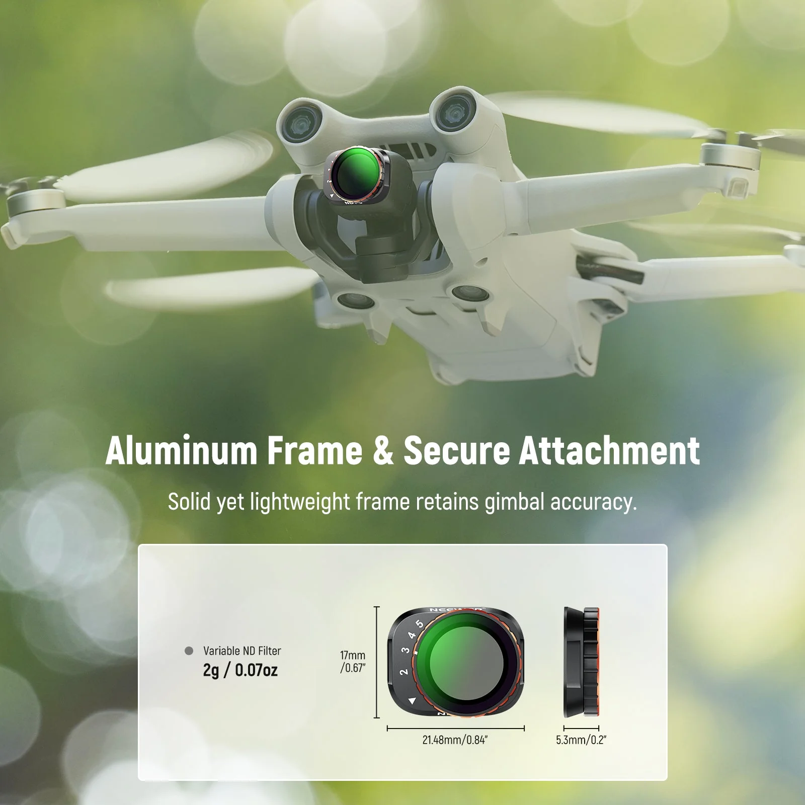 NEEWER Variable ND Filter Set For DJI Mini 3 Pro - Image 15