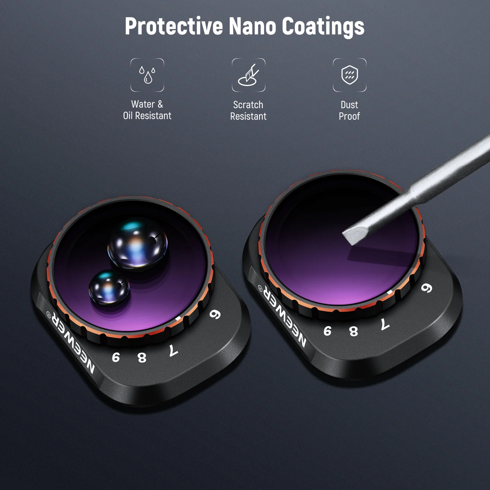 NEEWER Variable ND Filter Set For DJI Mini 4 Pro - Image 23