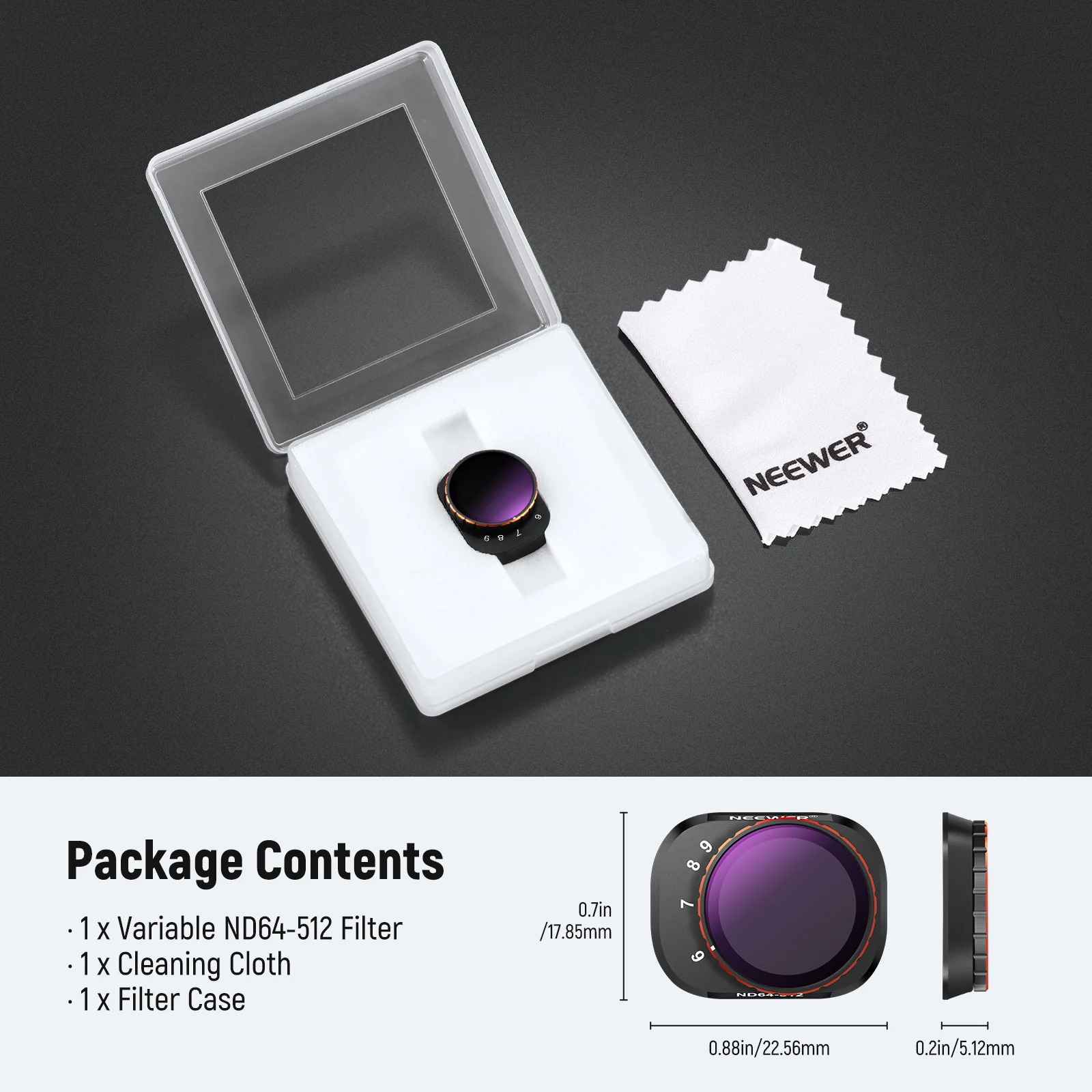 NEEWER Variable ND Filter Set For DJI Mini 4 Pro - Image 25