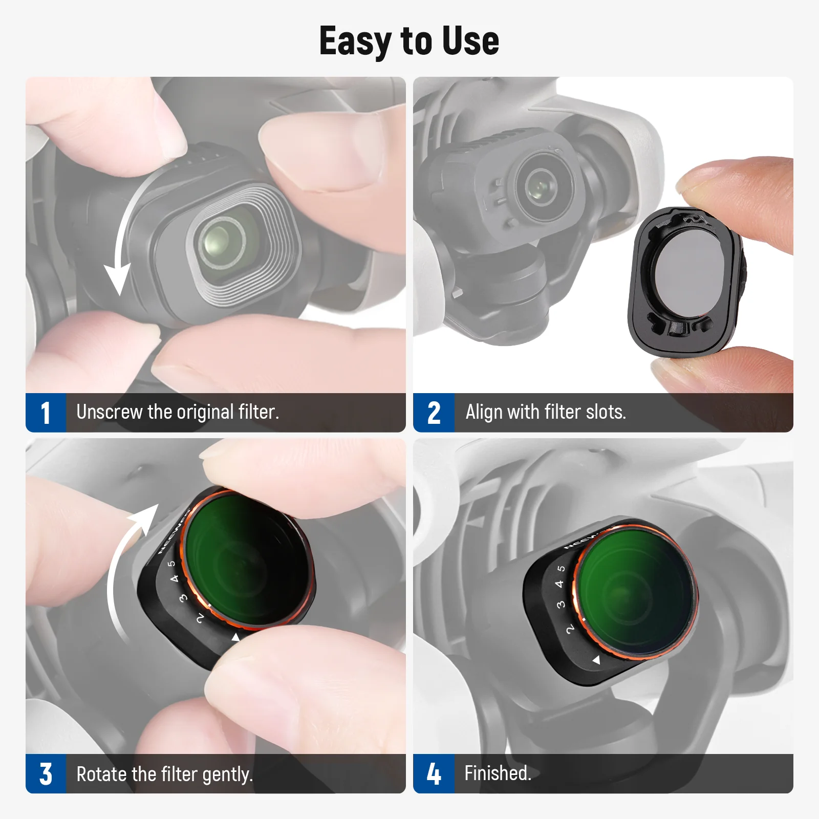NEEWER Variable ND Filter Set For DJI Mini 4 Pro - Image 33