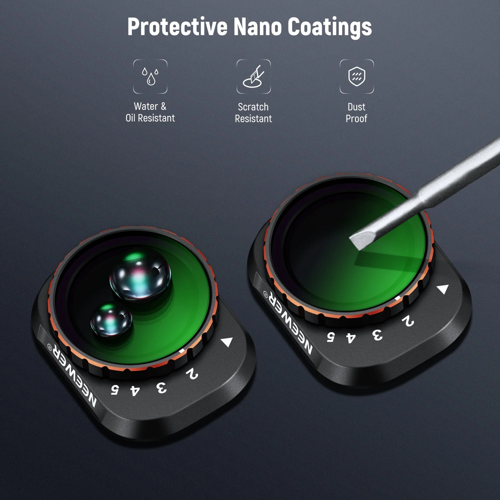 NEEWER Variable ND Filter Set For DJI Mini 4 Pro - Image 6