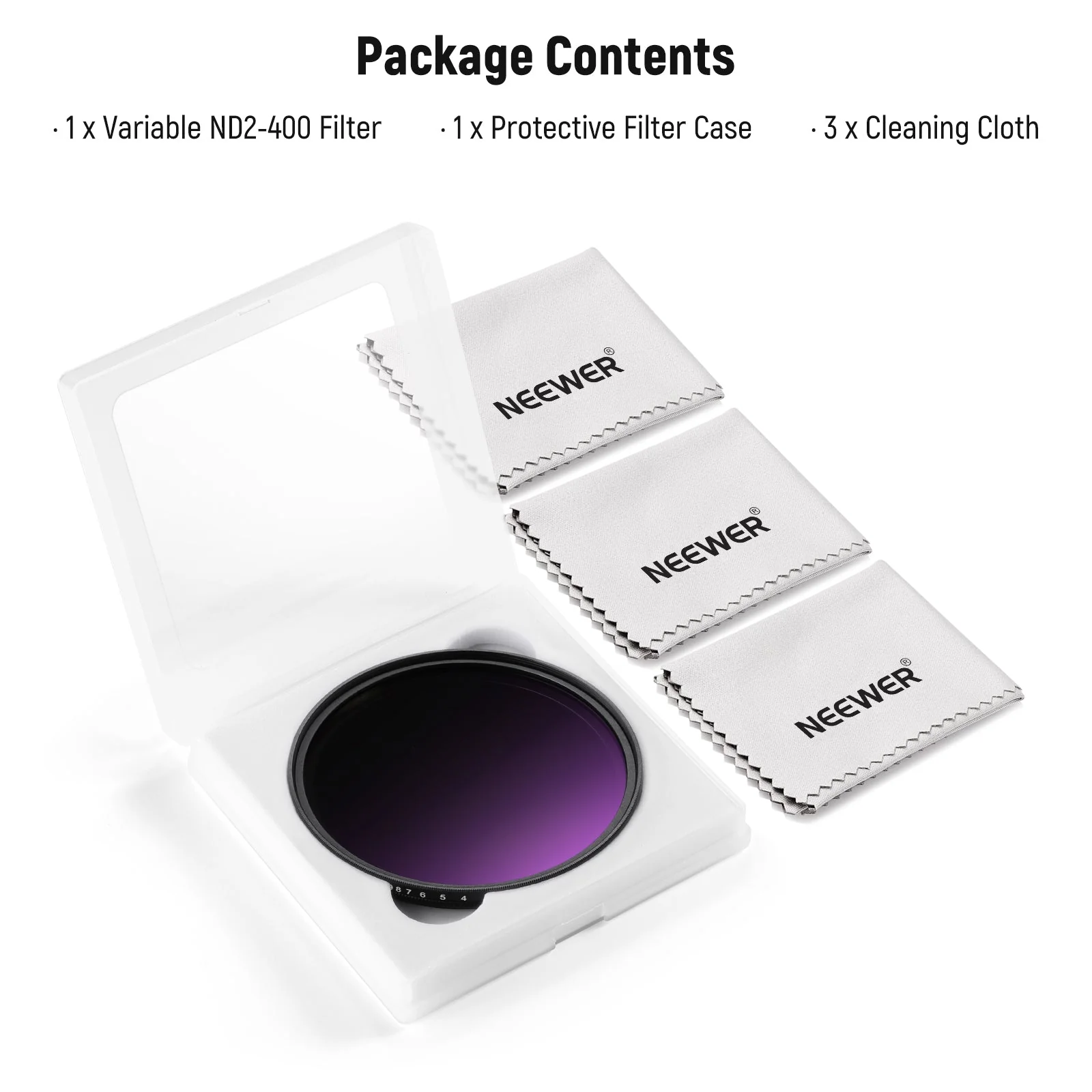 NEEWER Variable ND2-400 Filter (1-9 Stops) - Image 9