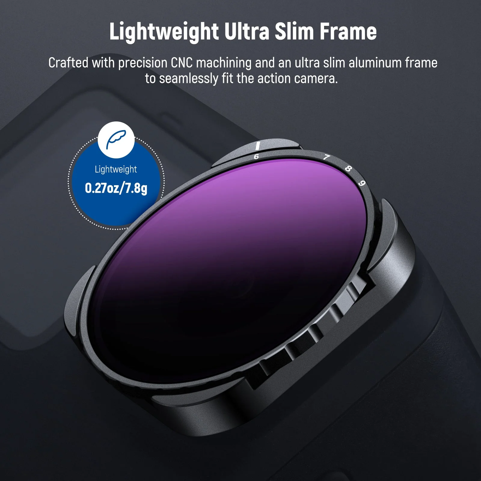 NEEWER Variable ND Filter Compatible with GoPro Hero 13 12 11 10 9 - Image 14