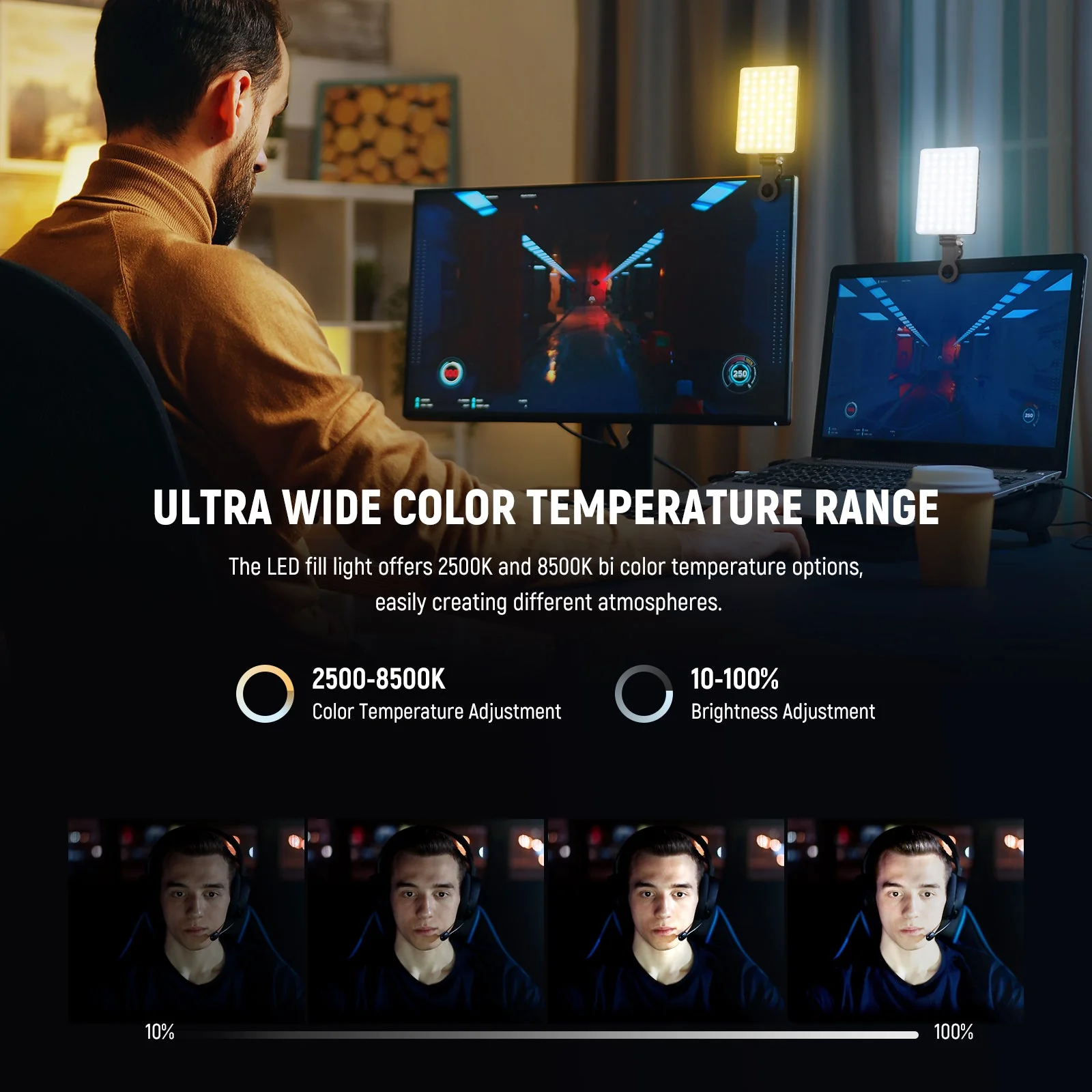 NEEWER BASICS VL67B Bi-Color LED Fill Light with APP Control - Image 4
