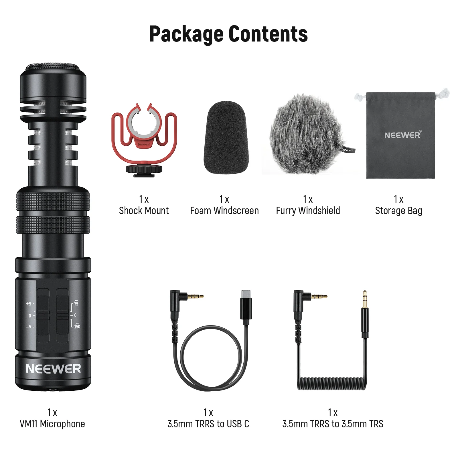 NEEWER VM11 Universal Plug & Play Cold Shoe Microphone - Image 8