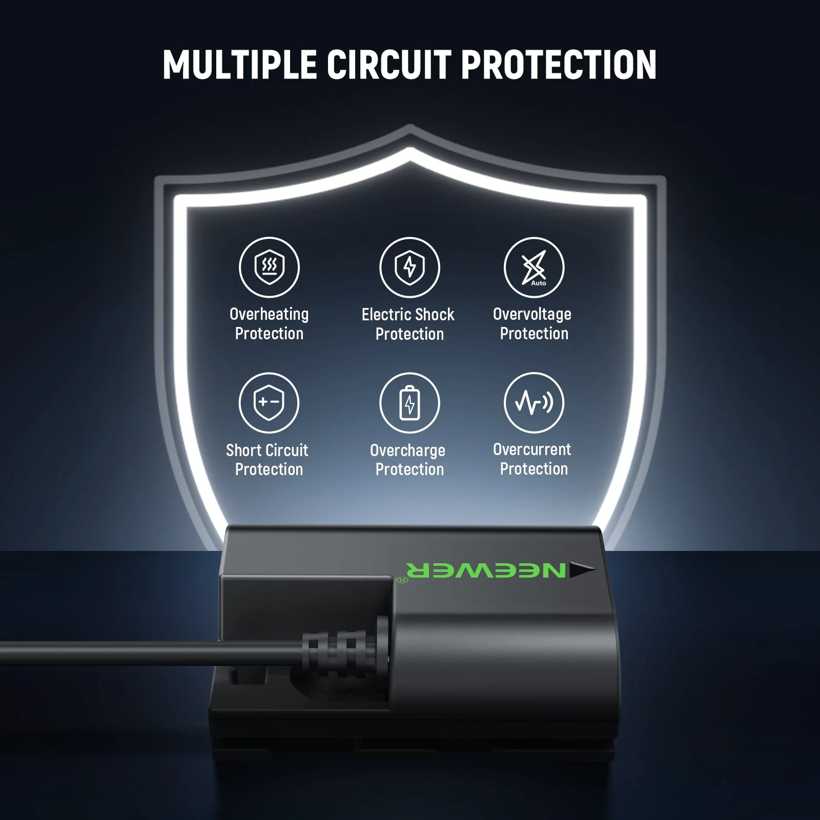 NEEWER VP-LPE6NH D Tap to LP-E6NH Dummy Battery - Image 3