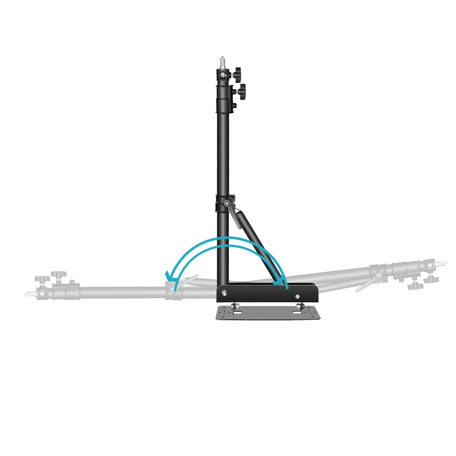 NEEWER 180cm Triangle Aluminum Wall Mounting Boom Arm - Image 4