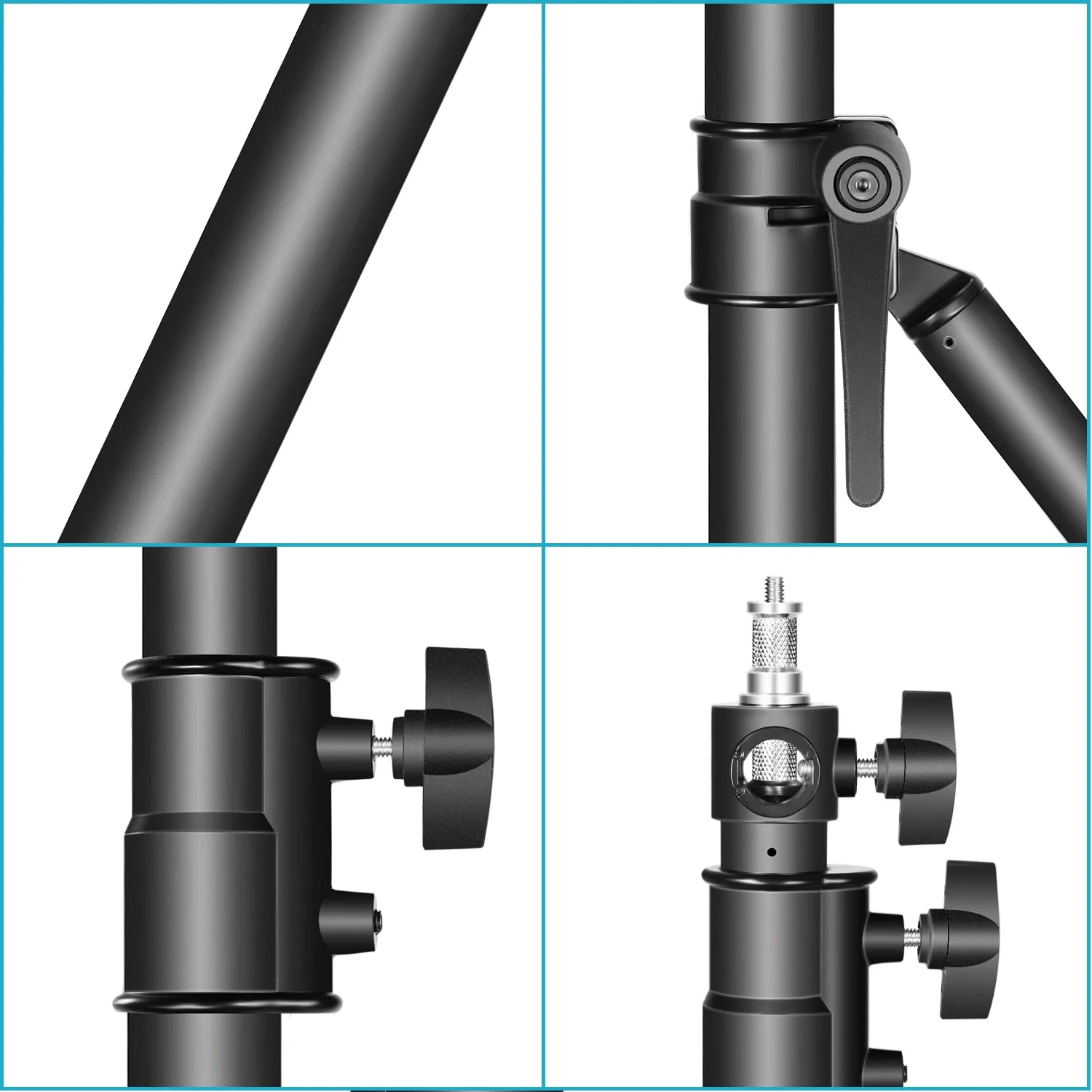 NEEWER 180cm Triangle Aluminum Wall Mounting Boom Arm - Image 6