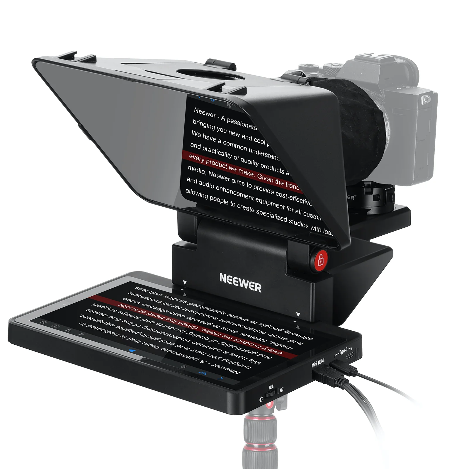 NEEWER X11 2-In-1 Teleprompter with Monitor