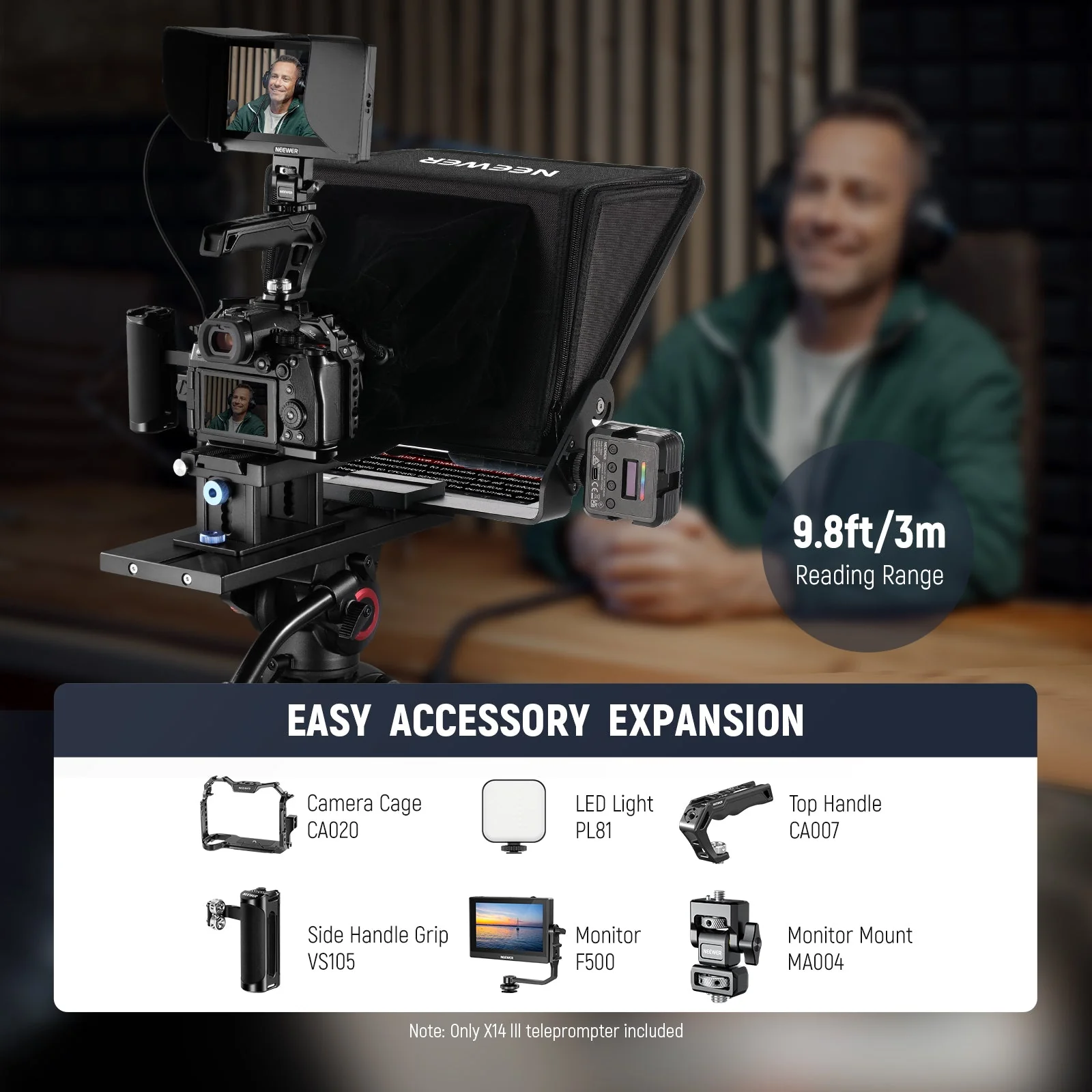 NEEWER X14 III Assembly Free Teleprompter - Image 5