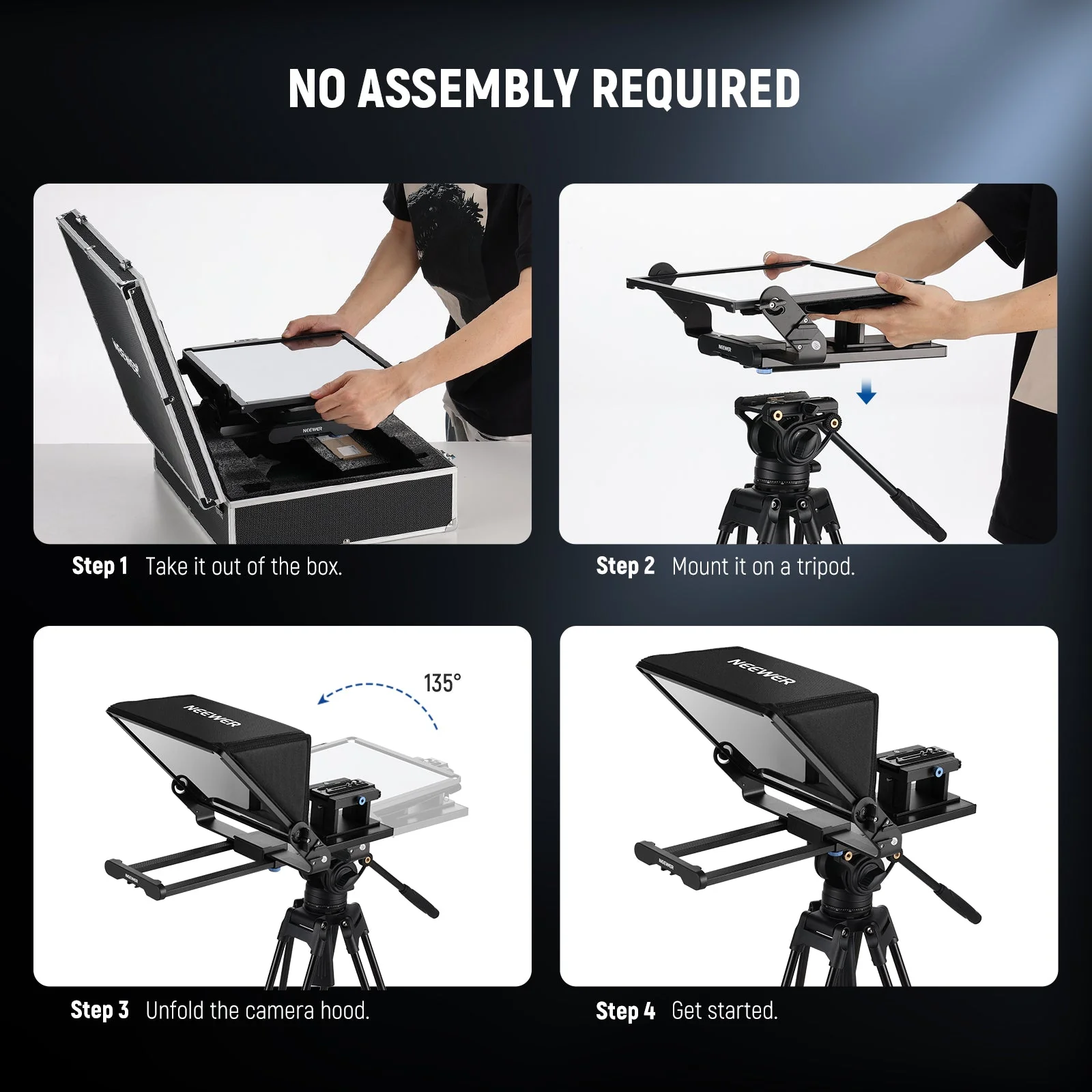 NEEWER X14 III Assembly Free Teleprompter - Image 9
