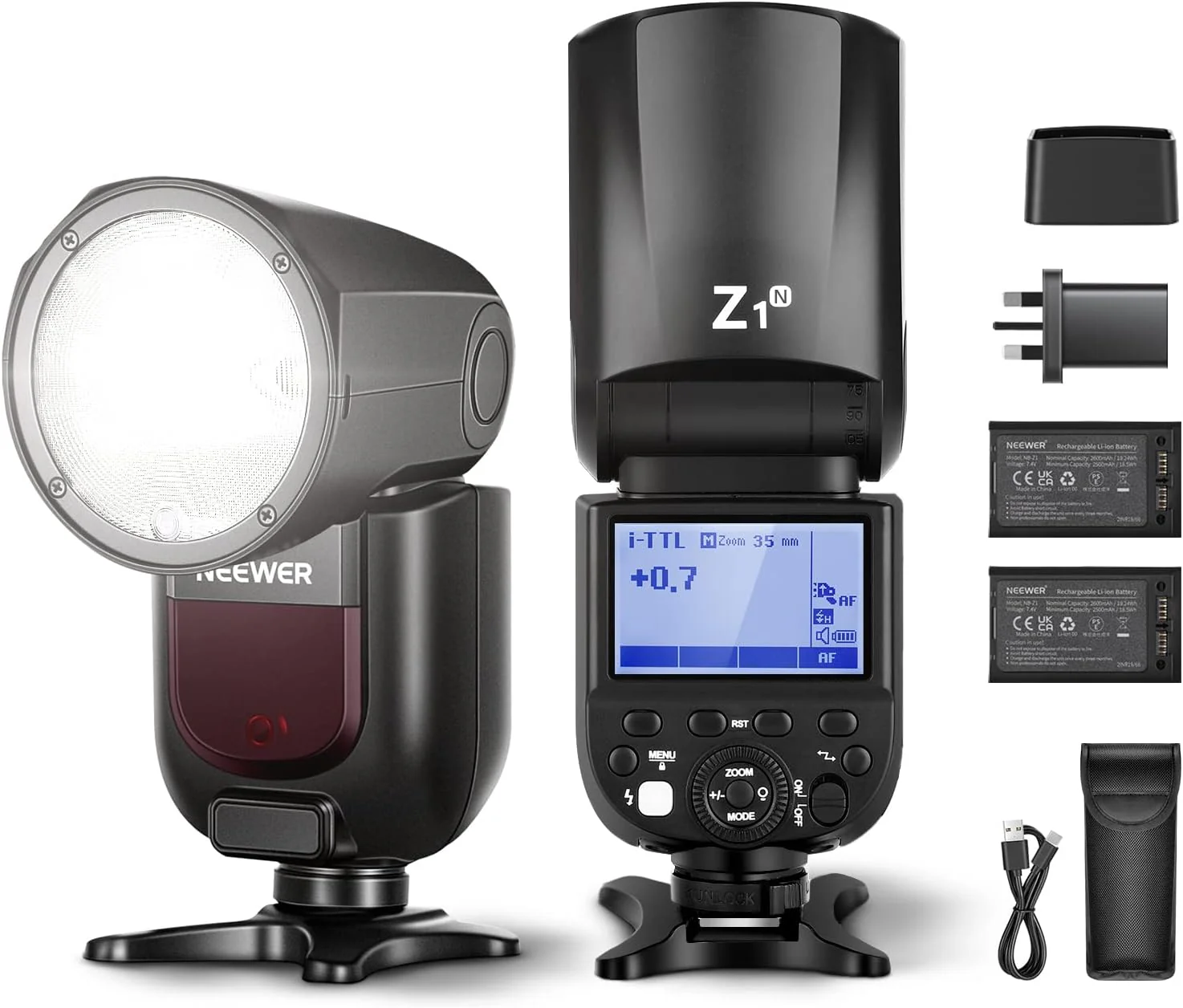 NEEWER Z1-N TTL Round Head Flash Speedlite for Nikon DSLR Cameras - Image 10