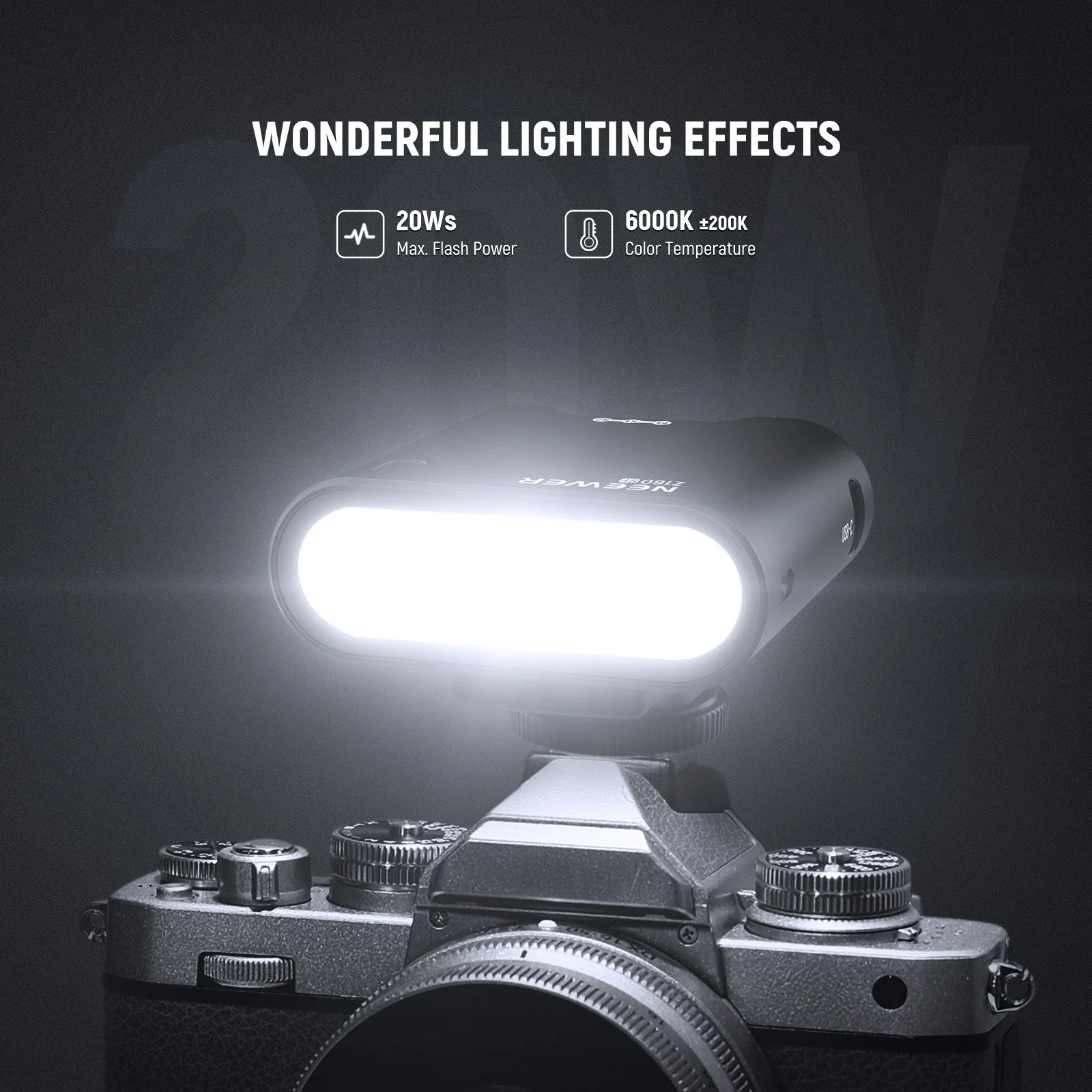 NEEWER Z160 SE Mini Camera Flash with M/S1/S2 Modes - Image 5