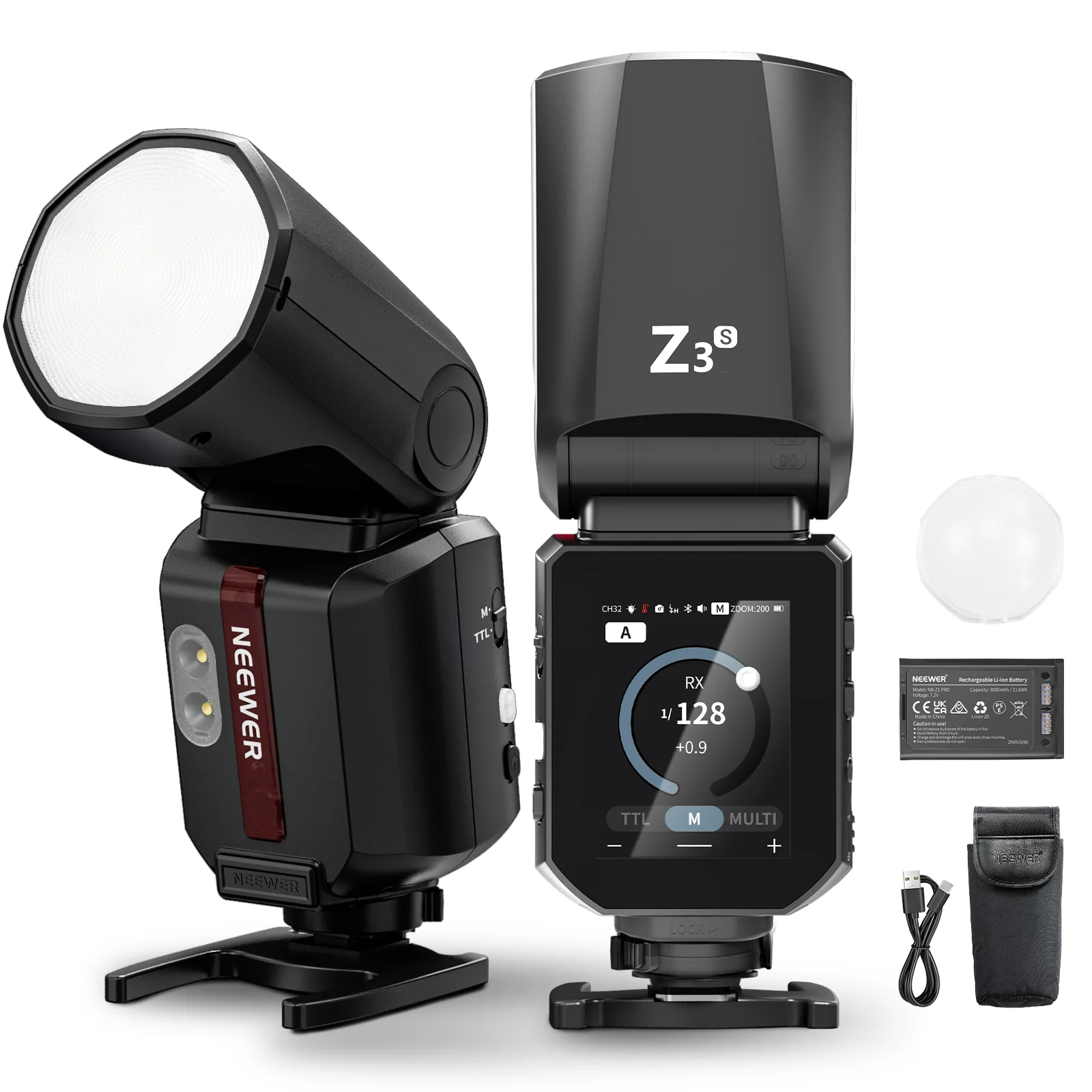NEEWER Z3 100Ws 2.4G TTL HSS Flash Speedlite - Image 19