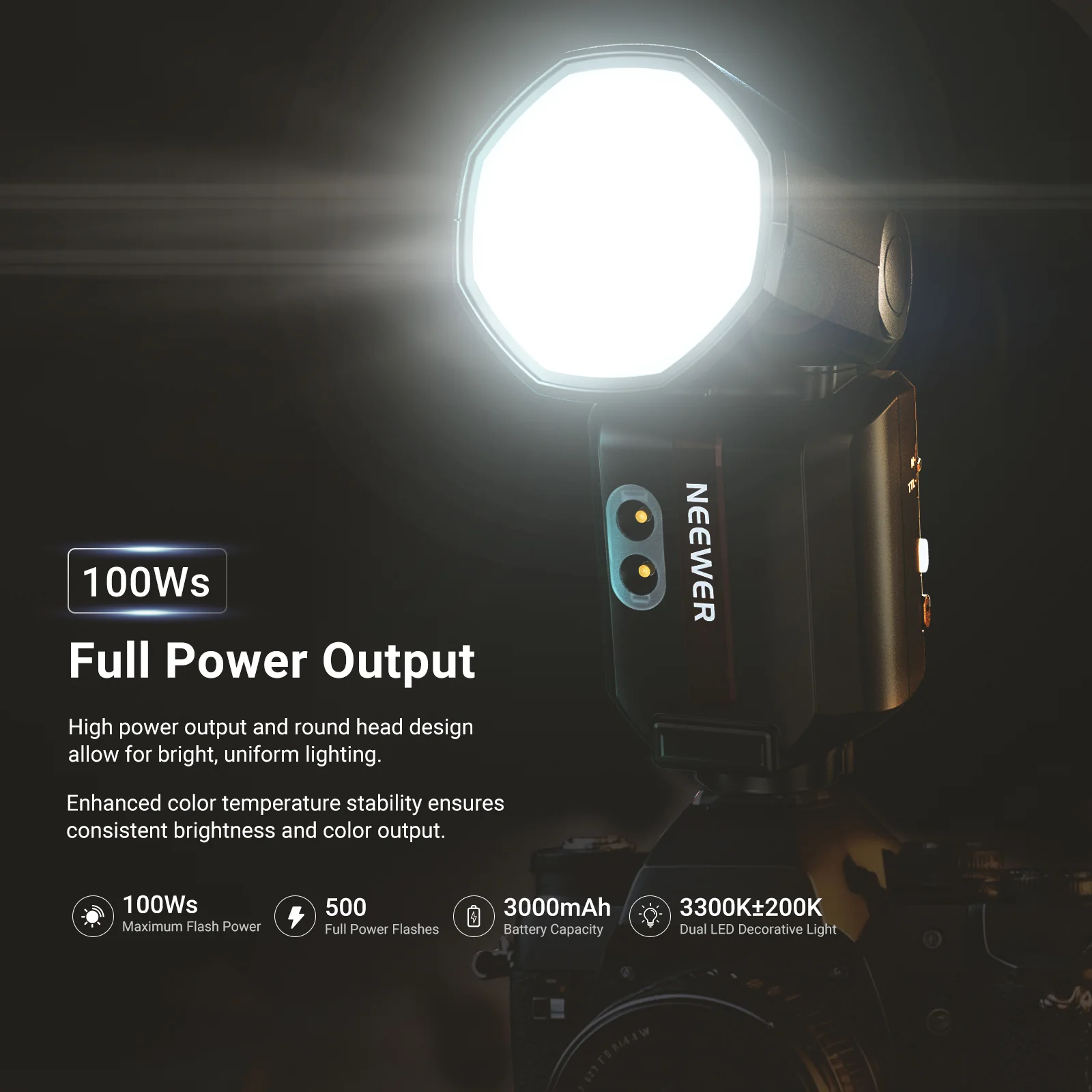 NEEWER Z3 100Ws 2.4G TTL HSS Flash Speedlite - Image 29