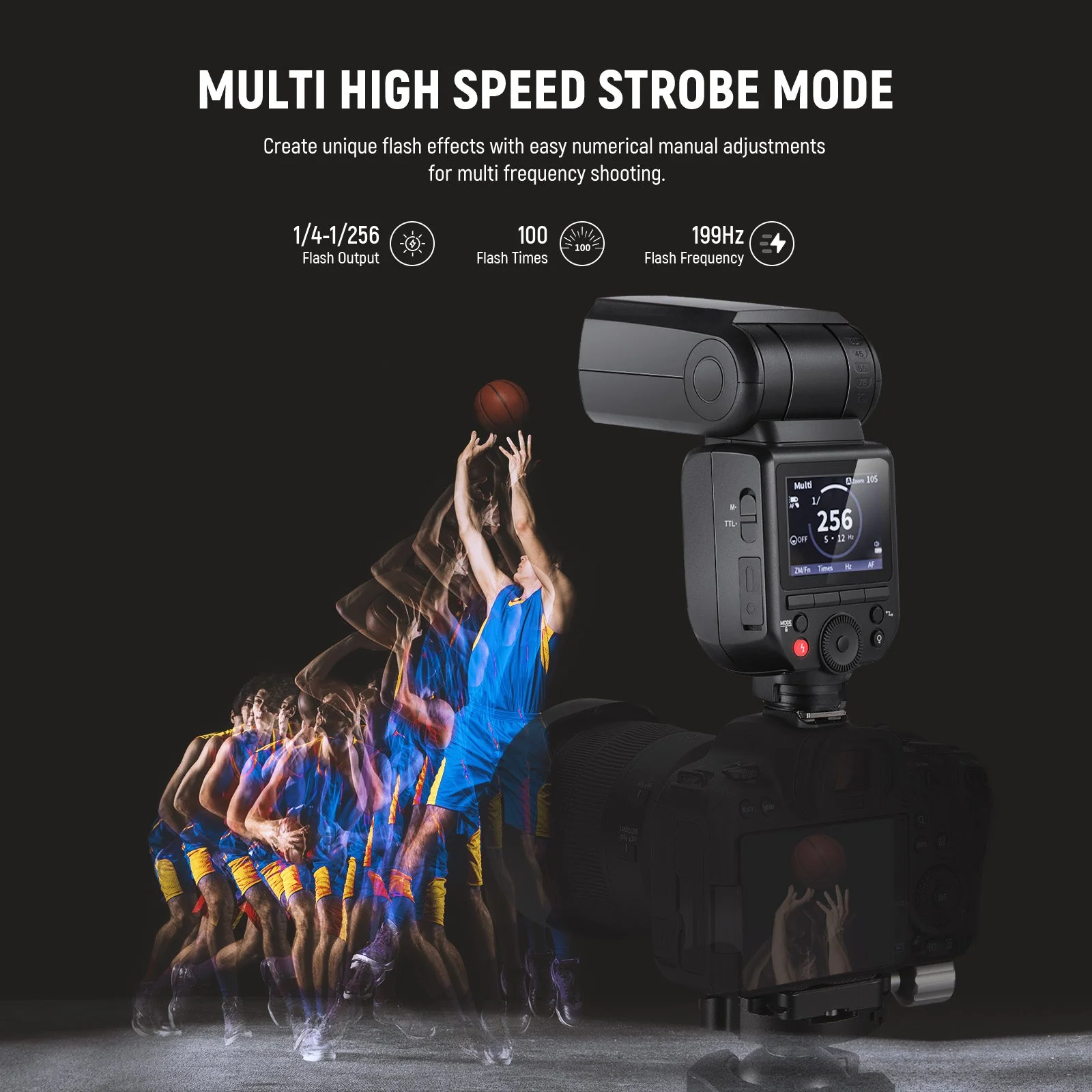 NEEWER Z880 76Ws 2.4G TTL Camera Flash Speedlite with Diffuser - Image 4