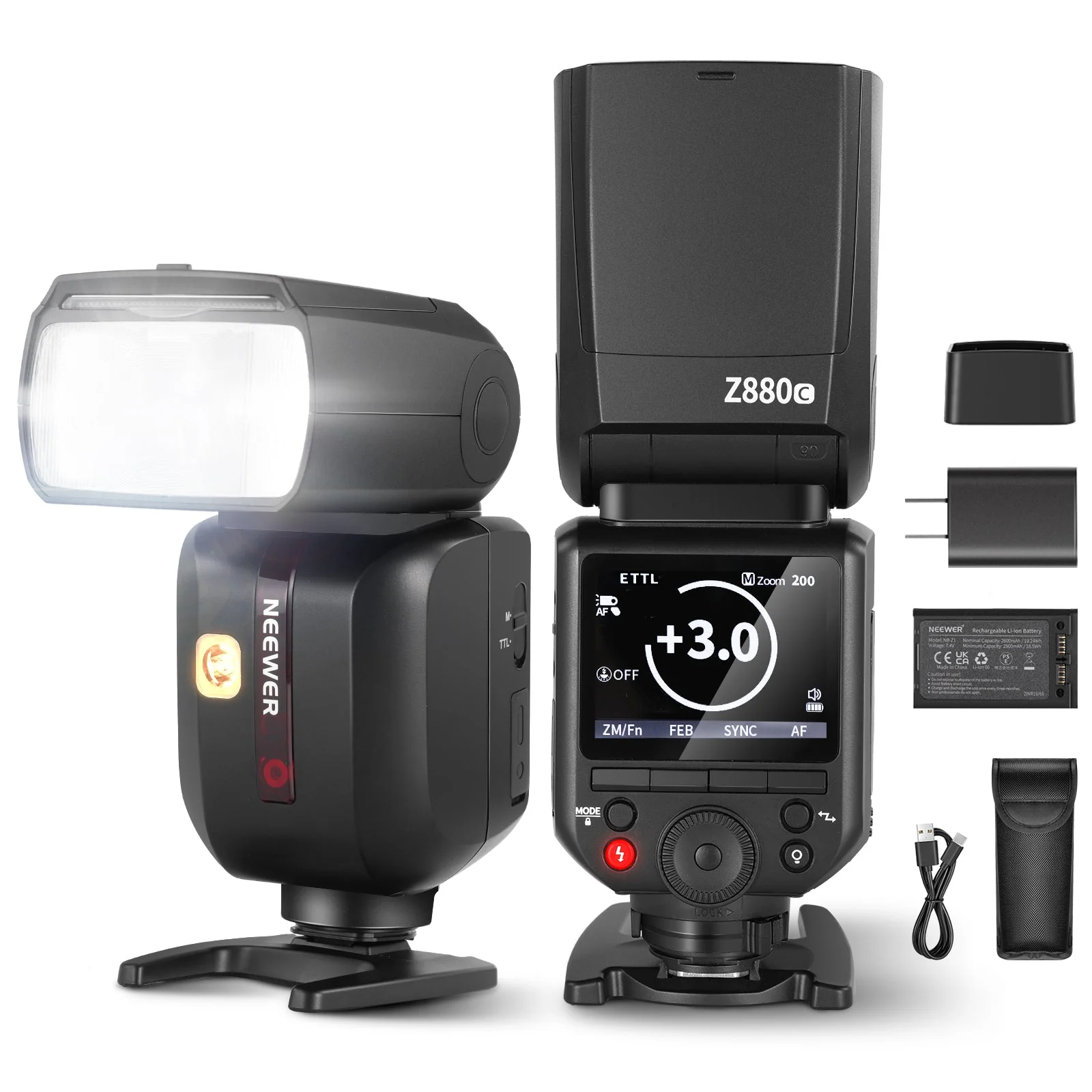 NEEWER Z880 2.4G TTL HSS Camera Flash Speedlite For Canon/Nikon/Sony - Image 10