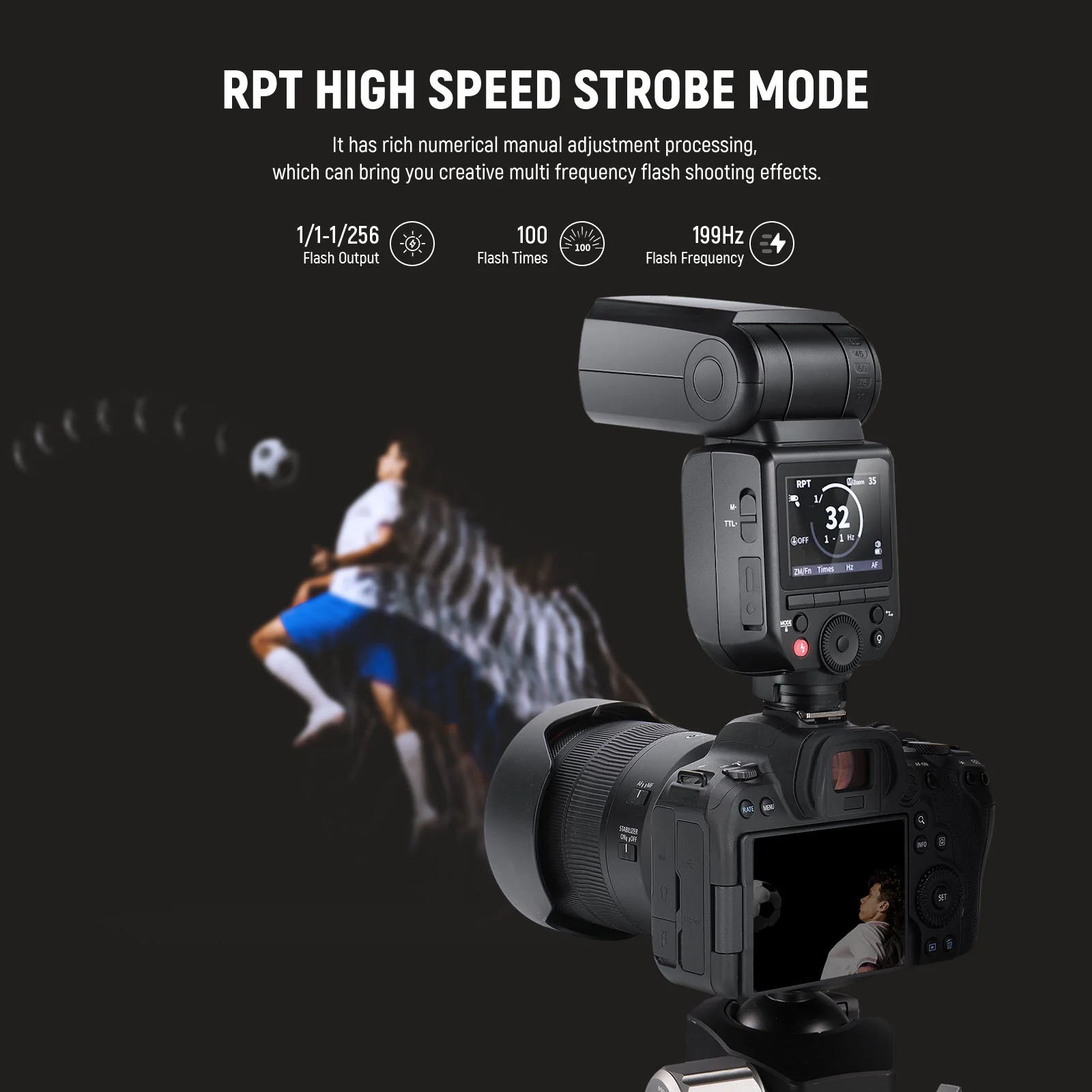 NEEWER Z880 2.4G TTL HSS Camera Flash Speedlite For Canon/Nikon/Sony - Image 4