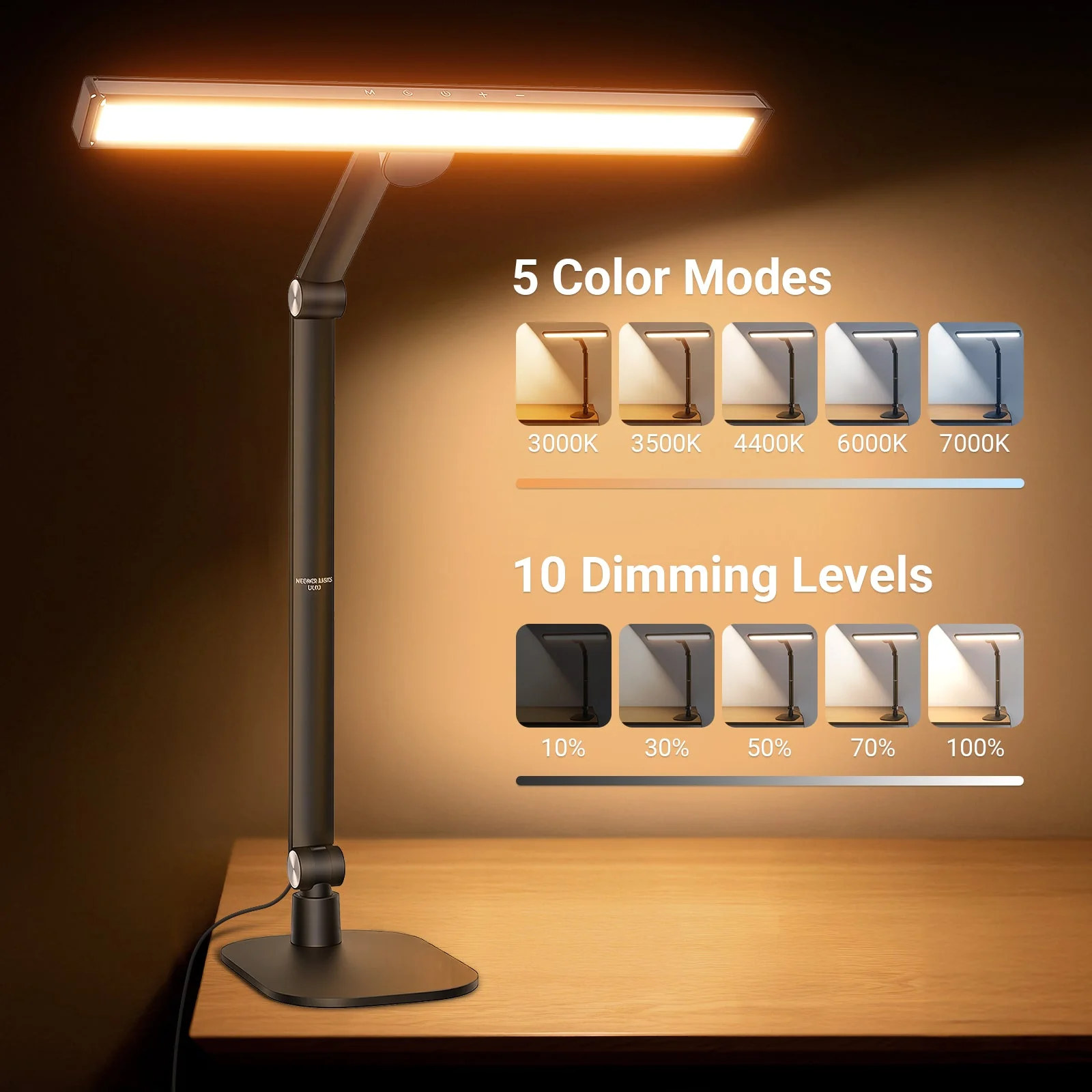NEEWER BASICS DL03 18" LED Architect Desk Lamp with Base - Image 4