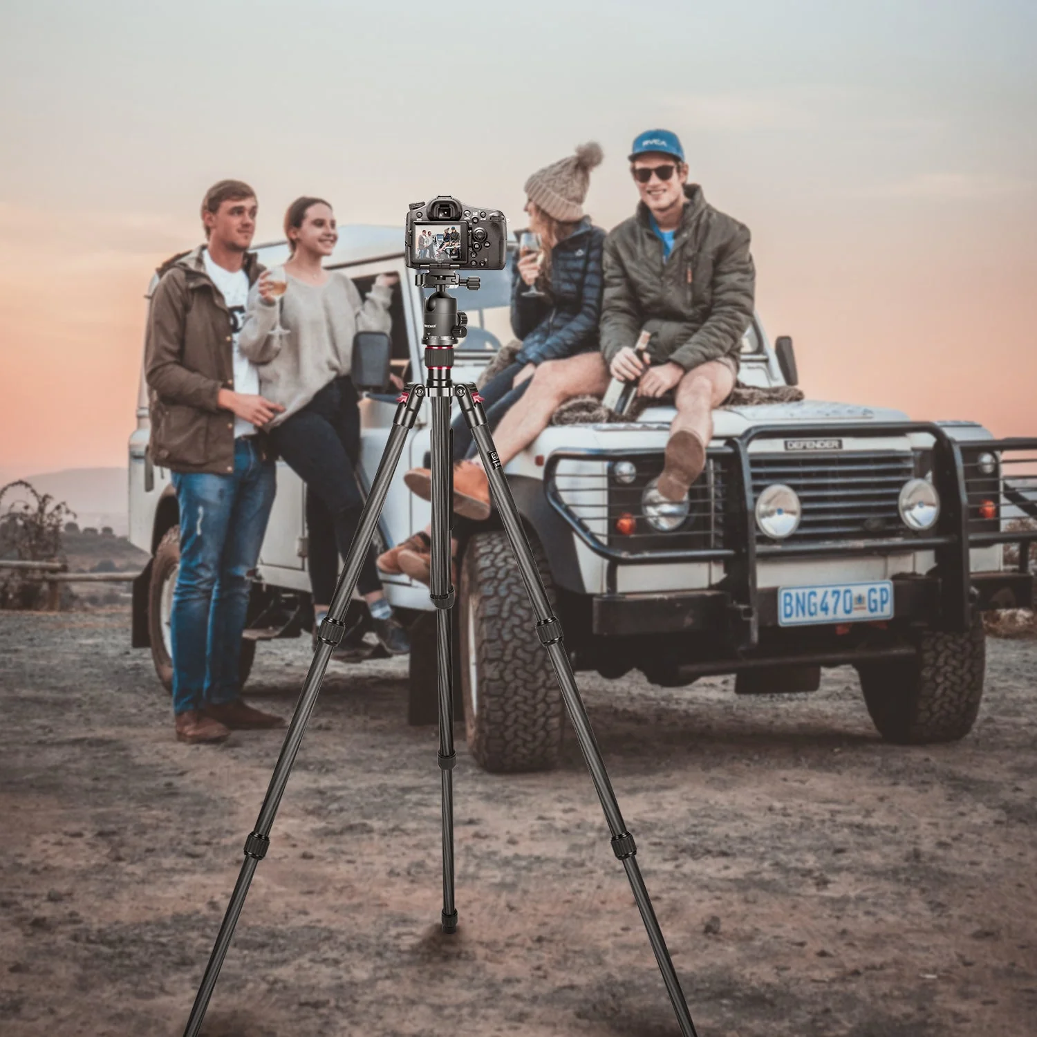 NEEWER N55C 68" Carbon Fiber Monopod Tripod - Image 8